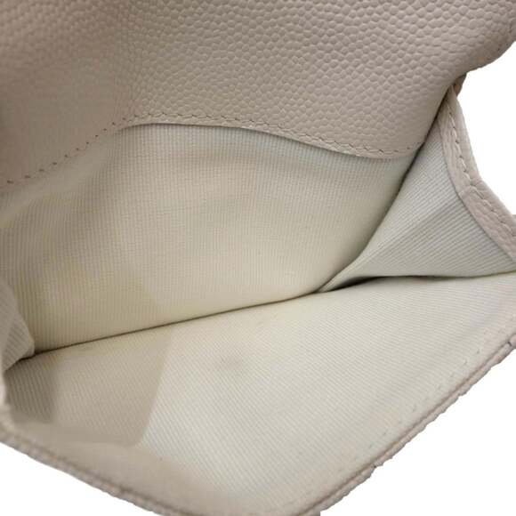 CHANEL White Caviar Leather Wallet - Picture 8 of 10